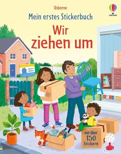 Cover Mein erstes Stickerbuch: Wir ziehen um