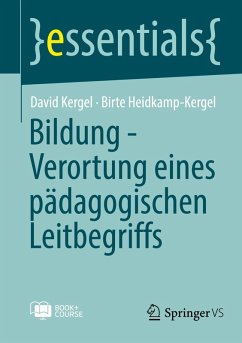 Cover Bildung - Verortung eines pädagogischen Leitbegriffs