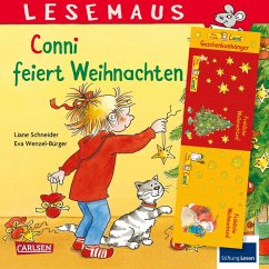 Cover LESEMAUS 58: Conni feiert Weihnachten