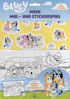 Cover Bluey: Mein Mal- und Stickerspaß