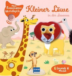 Cover Mein Fingerpuppen-Soundbuch - Kleiner Löwe in der Savanne