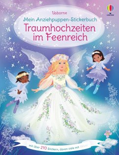 Cover Mein Anziehpuppen-Stickerbuch: Traumhochzeiten im Feenreich