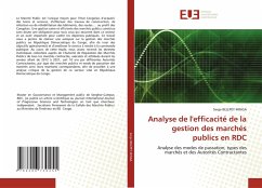 Analyse de l'efficacité de la gestion des marchés publics en RDC - BELEPEY MINGA, Serge