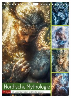 Cover Nordische Mythologie (Wandkalender 2026 DIN A4 hoch), CALVENDO Monatskalender