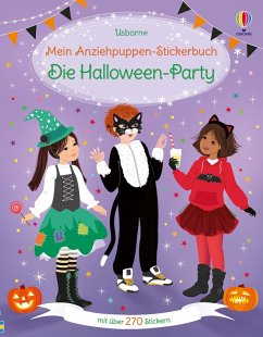 Cover Mein Anziehpuppen-Stickerbuch: Die Halloween-Party