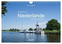 Hausbooturlaub Niederlande - Friesland und Groningen (Wandkalender 2026 DIN A4 quer), CALVENDO Monatskalender Hausbooturlaub Niederlande - Friesland und Groningen (Wandkalender 2026 DIN A4 quer), CALVENDO Monatskalender
