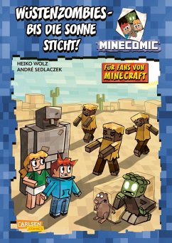 Cover Wüstenzombies - bis die Sonne sticht! Für Fans von Minecraft / MINECOMIC Bd.3