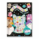 TRÖTSCH - Bastelbuch mit Stickern Original Squishmallows  Basteln Malen Rätseln mit Stickern   Ab 6 Jahren