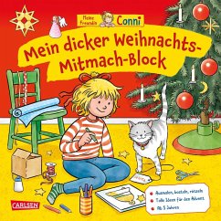 Cover Conni Gelbe Reihe (Beschäftigungsbuch): Mein dicker Weihnachts-Mitmach-Block