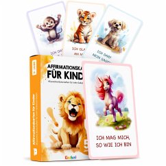 Cover Affirmationskarten für Kinder: Tierwelt Edition