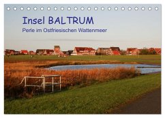 Cover Insel Baltrum, Perle im Ostfriesischen Wattenmeer (Tischkalender 2026 DIN A5 quer), CALVENDO Monatskalender