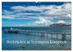 Seebrücken im Vereinigten Königreich (Wandkalender 2026 DIN A2 quer), CALVENDO Monatskalender