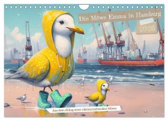 Die Möwe Emma in Hamburg (Wandkalender 2026 DIN A4 quer), CALVENDO Monatskalender