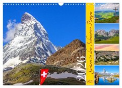 Cover Grüezi in den Schweizer Bergen (Wandkalender 2026 DIN A3 quer), CALVENDO Monatskalender