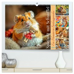 Spielzeit mit Schnuffel - Ein Hamster im Spielzeugparadies (hochwertiger Premium Wandkalender 2026 DIN A2 quer), Kunstdruck in Hochglanz Spielzeit mit Schnuffel - Ein Hamster im Spielzeugparadies (hochwertiger Premium Wandkalender 2026 DIN A2 quer), Kunstdruck in Hochglanz