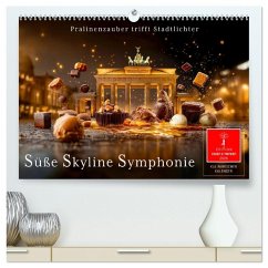 Süße Skyline Symphonie (hochwertiger Premium Wandkalender 2026 DIN A2 quer), Kunstdruck in Hochglanz