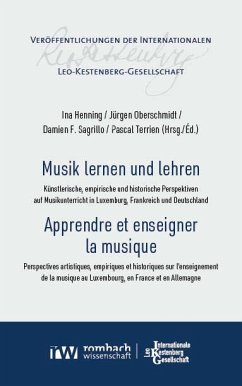 Cover Musik lernen und lehren   Apprendre et enseigner la musique