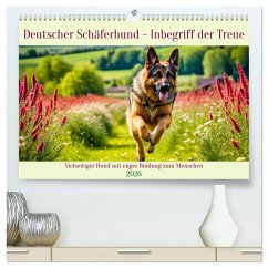 Cover Deutscher Schäferhund - Inbegriff der Treue (hochwertiger Premium Wandkalender 2026 DIN A2 quer), Kunstdruck in Hochglanz
