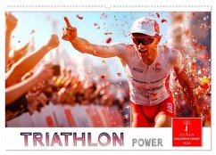 Triathlon Power (Wandkalender 2026 DIN A2 quer), CALVENDO Monatskalender
