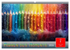 Farben des Moments (Wandkalender 2026 DIN A2 quer), CALVENDO Monatskalender