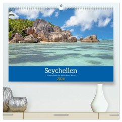 Cover Seychellen - Trauminseln im Indischen Ozean (hochwertiger Premium Wandkalender 2026 DIN A2 quer), Kunstdruck in Hochglanz