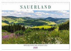 Cover Sauerland - hier muss man mal gewesen sein (Wandkalender 2026 DIN A3 quer), CALVENDO Monatskalender