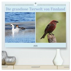 Die grandiose Tierwelt von Finnland (hochwertiger Premium Wandkalender 2026 DIN A2 quer), Kunstdruck in Hochglanz Die grandiose Tierwelt von Finnland (hochwertiger Premium Wandkalender 2026 DIN A2 quer), Kunstdruck in Hochglanz