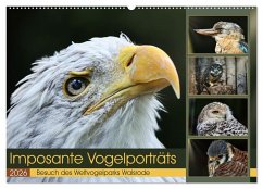 Cover Imposante Vogelporträts (Wandkalender 2026 DIN A2 quer), CALVENDO Monatskalender