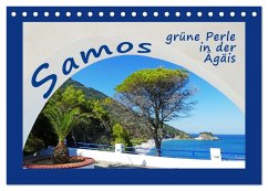 Cover Samos - grüne Perle in der Ägäis (Tischkalender 2026 DIN A5 quer), CALVENDO Monatskalender