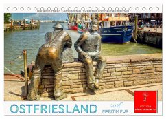 Cover Ostfriesland - maritim pur (Tischkalender 2026 DIN A5 quer), CALVENDO Monatskalender