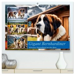 Cover Gigant Bernhardiner (hochwertiger Premium Wandkalender 2026 DIN A2 quer), Kunstdruck in Hochglanz
