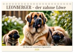Cover Leonberger - der zahme Löwe (Tischkalender 2026 DIN A5 quer), CALVENDO Monatskalender