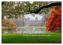 Cover Schloss Favorite - Ein Park im Wandel der Jahreszeiten (Wandkalender 2026 DIN A4 quer), CALVENDO Monatskalender