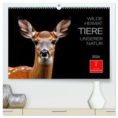 Wilde Heimat - Tiere unserer Natur (hochwertiger Premium Wandkalender 2026 DIN A2 quer), Kunstdruck in Hochglanz