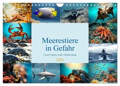 Meerestiere in Gefahr - Unsere Ozeane, unsere Verantwortung (Wandkalender 2026 DIN A4 quer), CALVENDO Monatskalender Meerestiere in Gefahr - Unsere Ozeane, unsere Verantwortung (Wandkalender 2026 DIN A4 quer), CALVENDO Monatskalender