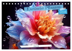 Cover Exotische Pflanzen Close-up (Tischkalender 2026 DIN A5 quer), CALVENDO Monatskalender