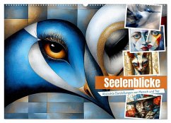 Cover Seelenblicke (Wandkalender 2026 DIN A2 quer), CALVENDO Monatskalender