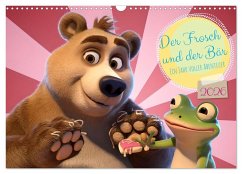 Der Frosch und der Bär - Ein Jahr voller Abenteuer (Wandkalender 2026 DIN A3 quer), CALVENDO Monatskalender Der Frosch und der Bär - Ein Jahr voller Abenteuer (Wandkalender 2026 DIN A3 quer), CALVENDO Monatskalender