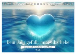 Cover Dein Jahr gefüllt mit Selbstliebe (Tischkalender 2026 DIN A5 quer), CALVENDO Monatskalender
