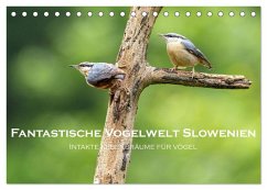 Fantastische Vogelwelt Slowenien (Tischkalender 2026 DIN A5 quer), CALVENDO Monatskalender Fantastische Vogelwelt Slowenien (Tischkalender 2026 DIN A5 quer), CALVENDO Monatskalender