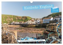 Cover Entdecke England (Wandkalender 2026 DIN A3 quer), CALVENDO Monatskalender
