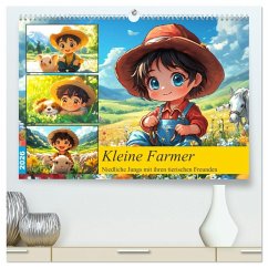 Kleine Farmer. Niedliche Jungs mit ihren tierischen Freunden (hochwertiger Premium Wandkalender 2026 DIN A2 quer), Kunstdruck in Hochglanz Kleine Farmer. Niedliche Jungs mit ihren tierischen Freunden (hochwertiger Premium Wandkalender 2026 DIN A2 quer), Kunstdruck in Hochglanz