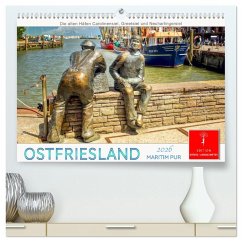 Cover Ostfriesland - maritim pur (hochwertiger Premium Wandkalender 2026 DIN A2 quer), Kunstdruck in Hochglanz