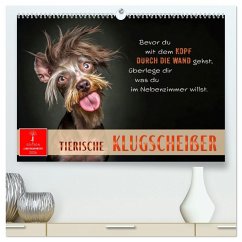 Tierische Klugscheißer (hochwertiger Premium Wandkalender 2026 DIN A2 quer), Kunstdruck in Hochglanz