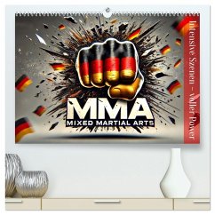 Cover MMA Germany - Mixed Martial Arts Power (hochwertiger Premium Wandkalender 2026 DIN A2 quer), Kunstdruck in Hochglanz