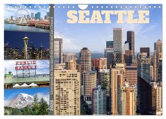 SEATTLE Unvergessliche Tour durch die Stadt und das Umland (Wandkalender 2026 DIN A4 quer), CALVENDO Monatskalender