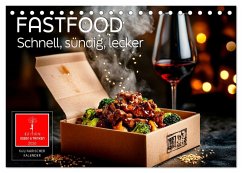 Fastfood - schnell, sündig, lecker (Tischkalender 2026 DIN A5 quer), CALVENDO Monatskalender Fastfood - schnell, sündig, lecker (Tischkalender 2026 DIN A5 quer), CALVENDO Monatskalender