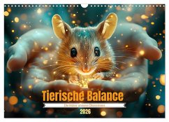 Tierische Balance (Wandkalender 2026 DIN A3 quer), CALVENDO Monatskalender