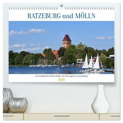 RATZEBURG und MÖLLN (hochwertiger Premium Wandkalender 2026 DIN A2 quer), Kunstdruck in Hochglanz RATZEBURG und MÖLLN (hochwertiger Premium Wandkalender 2026 DIN A2 quer), Kunstdruck in Hochglanz