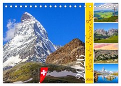 Cover Grüezi in den Schweizer Bergen (Tischkalender 2026 DIN A5 quer), CALVENDO Monatskalender